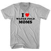 I Love Water Polo Moms Adult Tri-Blend V-neck T-shirt by Tribe Lacrosse