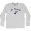 Iffley Road Track Running Winged Foot Adult Cotton Long Sleeve T-shirt  by Tribe Lacrosse