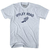 Iffley Road Track Running Winged Foot Adult Tri-Blend T-shirt  by Tribe Lacrosse