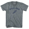 Iffley Road Track Running Winged Foot Adult Tri-Blend V-neck T-shirt  by Tribe Lacrosse