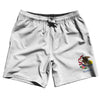 Illinois US State Flag Swim Shorts 7" Made in USA by Tribe Lacrosse