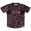 Laser Show Custom Running Shirt Track Cross Made In USA by Tribe Lacrosse