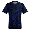 Laser Show Neon Blue Lacrosse Shooter Shirt by Tribe Lacrosse