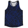 Laser Show Neon Blue Running Track Tops Made In USA by Tribe Lacrosse