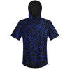 Laser Show Neon Blue Shooter Hoodie by Tribe Lacrosse
