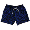 Laser Show Neon Blue 5" Swim Shorts Made in USA by Tribe Lacrosse