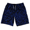 Laser Show Neon Blue 10" Swim Shorts Made in USA by Tribe Lacrosse