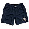Louisiana US State Flag Swim Shorts 7" Made in USA by Tribe Lacrosse