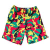 Rasta Camo Sublimated Lacrosse Shorts in Camo by Tribe Lacrosse