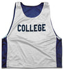 College Lacrosse Reversible Pinnie in Navy/White by Tribe Lacrosse