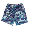 Army Camo Sublimated Lacrosse Shorts in Green by Tribe Lacrosse