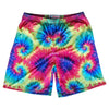 Tie Dye Sublimated Lacrosse Shorts in Red by Tribe Lacrosse