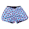 Women's Hearts Sublimated Reversible Lacrosse Shorts in White by Tribe Lacrosse