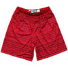 Maori Cardinal Lacrosse Shorts in Cardinal by Tribe Lacrosse