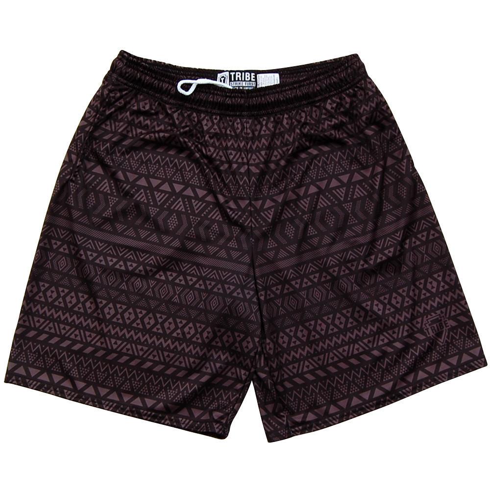 Maori Black Lacrosse Shorts in Black by Tribe Lacrosse