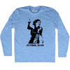 Messi Futbol D10S Soccer Legend Adult Tri-Blend Long Sleeve T-shirt by Tribe Lacrosse
