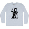 Messi Futbol D10S Soccer Legend Adult Tri-Blend Long Sleeve T-shirt by Tribe Lacrosse