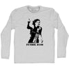 Messi Futbol D10S Soccer Legend Adult Cotton Long Sleeve T-shirt by Tribe Lacrosse