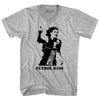 Messi Futbol D10S Soccer Legend Adult Cotton V-neck T-shirt by Tribe Lacrosse