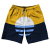 Milwaukee Flag 10" Swim Shorts Made in USA by Tribe Lacrosse