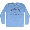 Mistakes Were Made Broken Surf Board Adult Tri-Blend Long Sleeve T-shirt by Tribe Lacrosse