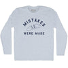 Mistakes Were Made Broken Surf Board Adult Tri-Blend Long Sleeve T-shirt by Tribe Lacrosse