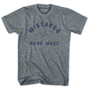 Mistakes Were Made Broken Surf Board Adult Tri-Blend T-shirt by Tribe Lacrosse