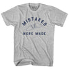 Mistakes Were Made Broken Surf Board Adult Cotton T-shirt by Tribe Lacrosse