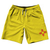 New Mexico US State Flag 10" Swim Shorts Made in USA by Tribe Lacrosse