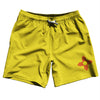 New Mexico US State Flag Swim Shorts 7" Made in USA by Tribe Lacrosse