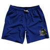 New York US State Flag Swim Shorts 7" Made in USA by Tribe Lacrosse