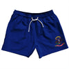 North Dakota US State Flag 5" Swim Shorts Made in USA by Tribe Lacrosse