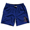 North Dakota US State Flag Swim Shorts 7" Made in USA by Tribe Lacrosse