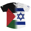 Palestine Flag And Israel Flag Combo Soccer Jersey Made In USA by Tribe Lacrosse