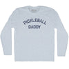 Pickleball Daddy Adult Tri-Blend Long Sleeve T-shirt by Tribe Lacrosse