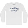 Pickleball Fever Adult Cotton Long Sleeve T-shirt by Tribe Lacrosse