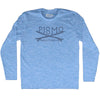 Pismo Surf Adult Tri-Blend Long Sleeve T-shirt by Tribe Lacrosse