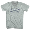 Pismo Surf Adult Tri-Blend V-neck T-shirt by Tribe Lacrosse