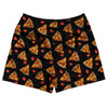 Pizza Slice Black Rugby Shorts Made In USA by Tribe Lacrosse