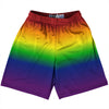 Rainbow Ombre Lacrosse Shorts Made In USA by Tribe Lacrosse