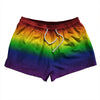 Rainbow Ombre 2.5" Swim Shorts Made in USA by Tribe Lacrosse
