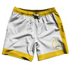 Rhode Island US State Flag Swim Shorts 7" Made in USA by Tribe Lacrosse