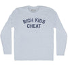 Rich Kids Cheat Adult Tri-Blend Long Sleeve T-shirt by Tribe Lacrosse
