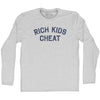 Rich Kids Cheat Adult Cotton Long Sleeve T-shirt by Tribe Lacrosse