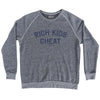 Rich Kids Cheat Adult Tri-Blend Sweatshirt by Tribe Lacrosse