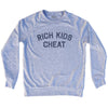 Rich Kids Cheat Adult Tri-Blend Sweatshirt by Tribe Lacrosse