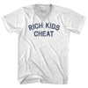 Rich Kids Cheat Adult Tri-Blend V-neck T-shirt by Tribe Lacrosse