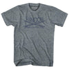Rincon Surf Adult Tri-Blend T-shirt by Tribe Lacrosse