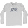 Rockpiles Surf Adult Cotton Long Sleeve T-shirt by Tribe Lacrosse