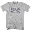 Rockpiles Surf Adult Cotton T-shirt by Tribe Lacrosse